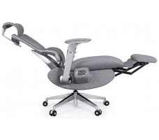 Кресло-реклайнер SitUp PIRAT (Пират) Grey chrome (сетка Grey/Grey)