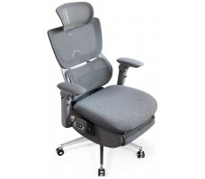 Кресло-реклайнер SitUp PIRAT (Пират) Grey chrome (сетка Grey/Grey)