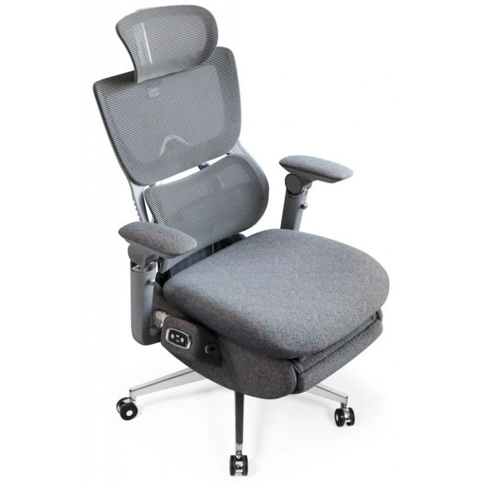 Кресло-реклайнер SitUp PIRAT (Пират) Grey chrome (сетка Grey/Grey)