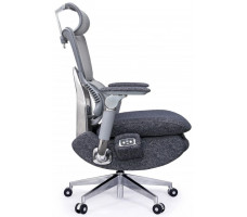Кресло-реклайнер SitUp PIRAT (Пират) Grey chrome (сетка Grey/Grey)