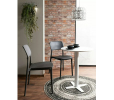 Стол барный Signal BT-002 60*60*76 белый/белый матовый