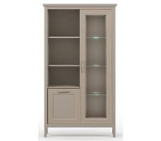 Шкаф Classic REG1W1D 95*40.5*170 глиняный серый (с подсветкой)