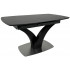 Стол НОТР ДАМ MODERNE 1400(1800)*850 камень черный Greys Black /черный матовый