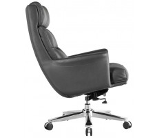 Кресло SitUp Port (Порт) Black Chrome (экокожа) черный