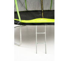 Батут с защитной сеткой Calviano 374 см - 12ft INSIDE master green (зеленый)