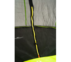 Батут с защитной сеткой Calviano 374 см - 12ft INSIDE master green (зеленый)