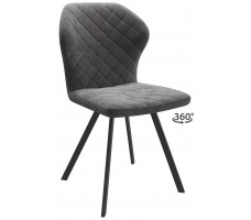 Стул поворотный Robby D-R 360 b28 antracite lux/черный