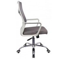 Кресло SitUp DELTA Grey chrome (сетка Grey/Grey) без подголовника
