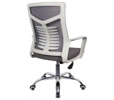 Кресло SitUp DELTA Grey chrome (сетка Grey/Grey) без подголовника