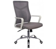 Кресло SitUp DELTA Grey chrome (сетка Grey/Grey) без подголовника