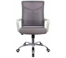 Кресло SitUp DELTA Grey chrome (сетка Grey/Grey) без подголовника