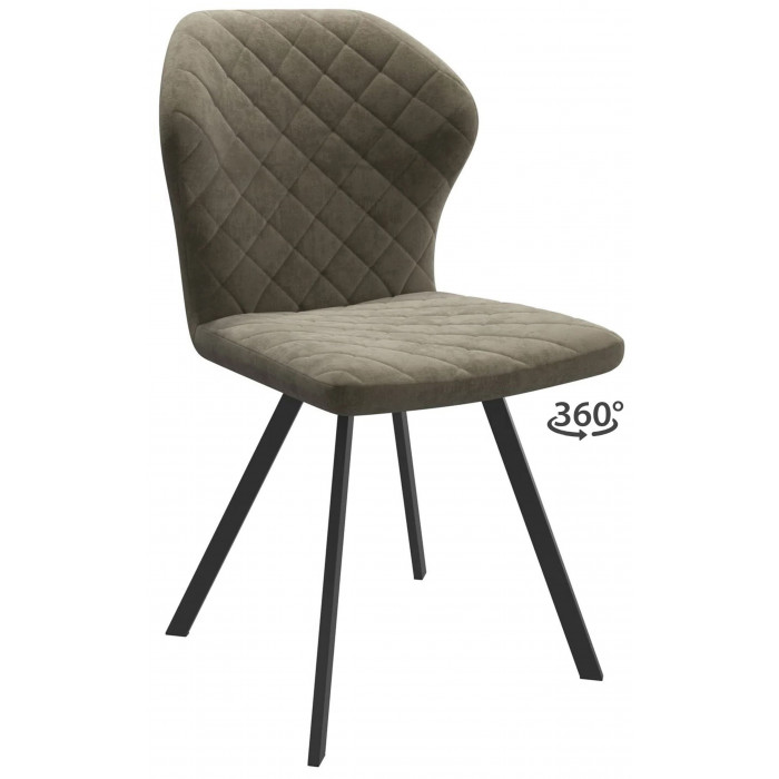 Стул поворотный Robby D-R 360 b05 latte lux/черный