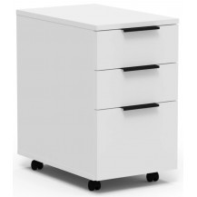 Тумба Crafto Лила 03 35*55*61 белый/черный