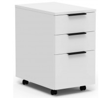 Тумба Crafto Лила 03 35*55*61 белый/черный