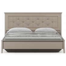 Кровать Classic LOZ180х200 Д 180*200 глиняный серый (с гибким основанием) с мягким изголовьем Кровать Classic LOZ180х200 Д 180*200 глиняный серый (с гибким основанием) с мягким изголовьем