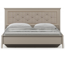 Кровать Classic LOZ180х200 Д 180*200 глиняный серый (с гибким основанием) с мягким изголовьем
