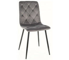 Стул Signal Jerry (Джерри) Velvet Bluvel 14 серый/черный