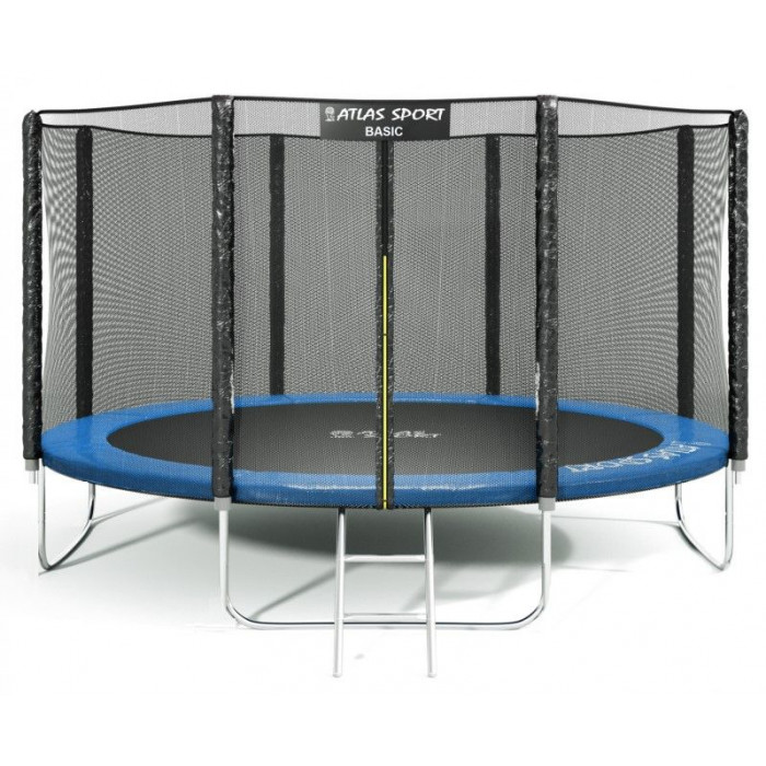 Батут Atlas Sport 374см - 12ft BASIC синий