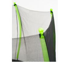 Батут с защитной сеткой Calviano 252 см - 8ft OUTSIDE master GREEN (зеленый)