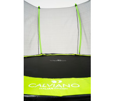 Батут с защитной сеткой Calviano 252 см - 8ft OUTSIDE master GREEN (зеленый)