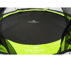 Батут с защитной сеткой Calviano 252 см - 8ft OUTSIDE master GREEN (зеленый)