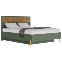 Кровать Siena LOZ160х200 160*200 с подъемным механизмом дымчатый зеленый/дуб вотан Кровать Siena LOZ160х200 160*200 с подъемным механизмом дымчатый зеленый/дуб вотан