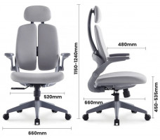 Кресло SitUp KWIN Green chrome (ткань Green/Green)