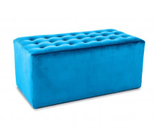 Пуф SIGNAL LORI 2 Velvet Bluvel 85 бирюзовый