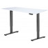 Стол с регулируемой высотой Electric Desk Light Black 120*65*1,8 см (ЛДСП)