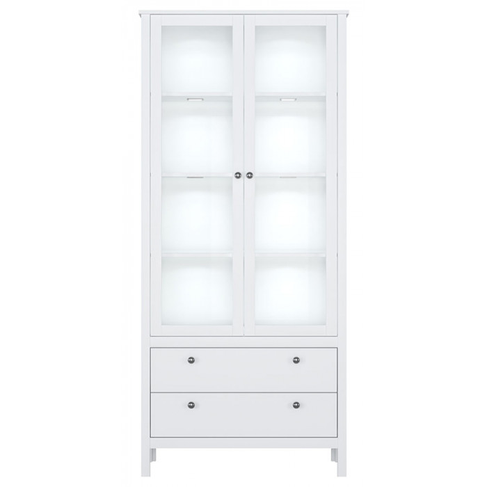 Шкаф Ewa REG2W2S 90*37*201 белый (с подсветкой)