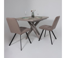 Стул Rommy b05 latte lux/черный