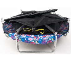 Батут с защитной сеткой Calviano 140 см (4,5ft) light складной SMILE