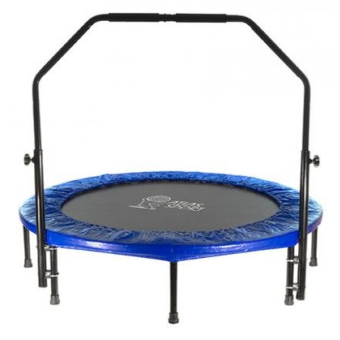 Батут для фитнеса ATLAS SPORT 122 см с ручкой на пружинах