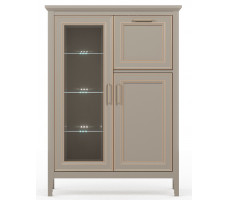 Тумба Classic KOM1W1D1B 95*40,5*133 глиняный серый (с подсветкой)