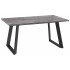 Стол раздвижной LOFT LUX-160 160(205)*90 дымчатая керамика/черный