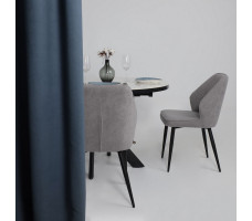 Стул Michael b22 grey lux/черный