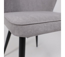 Стул Michael b22 grey lux/черный