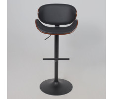 Стул барный AksHome ROCKER (Рокер) экокожа черный/черный