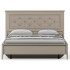 Кровать Classic LOZ160х200 М 160*200 глиняный серый (с металлическим основанием) с мягким изголовьем