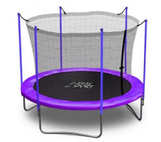 Батут Atlas Sport 183 см с внутренней сеткой фиолетовый