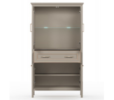 Шкаф Classic REG2W2D1S/170 95*40.5*170 глиняный серый (с подсветкой)