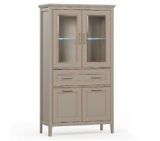 Шкаф Classic REG2W2D1S/170 95*40.5*170 глиняный серый (с подсветкой)