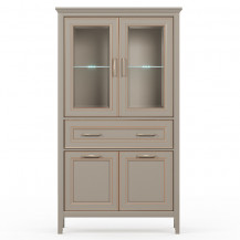 Шкаф Classic REG2W2D1S/170 95*40.5*170 глиняный серый (с подсветкой) Шкаф Classic REG2W2D1S/170 95*40.5*170 глиняный серый (с подсветкой)