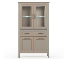 Шкаф Classic REG2W2D1S/170 95*40.5*170 глиняный серый (с подсветкой)