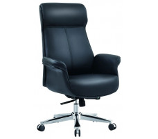Кресло SitUp Aden (Аден) Black Chrome экокожа черный