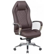 Кресло SitUp APOLLO chrome (экокожа Dark Brown/Dark Brown)