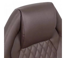 Кресло SitUp APOLLO chrome (экокожа Dark Brown/Dark Brown)