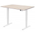 Стол с регулируемой высотой Wooden Unique Ergo Desk White 130*75*2,7 см (натуральное дерево) скошенный край
