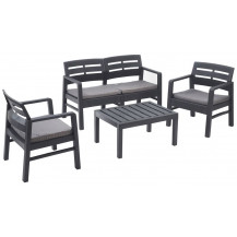 Комплект садовой мебели ProGarden Java set антрацит