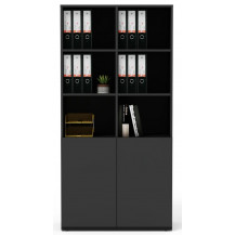 Шкаф офисный Crafto Сид 04 графит